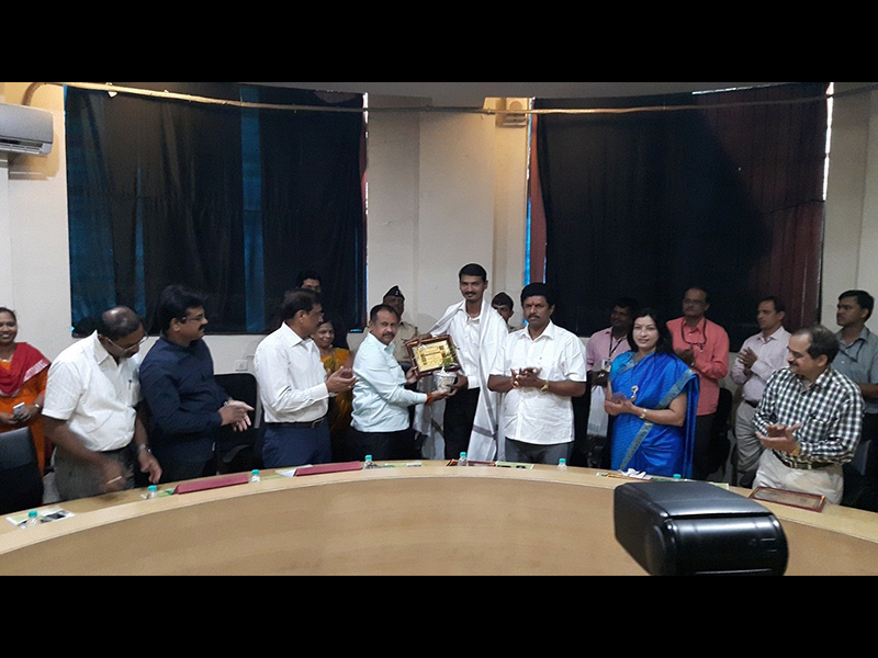Felicitation by Mayor of Thane Municipal Corporation - March 2016
