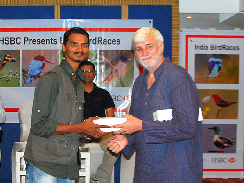 Mumbai Bird Race winning award - January 2013